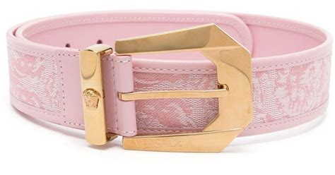 light pink versace belt